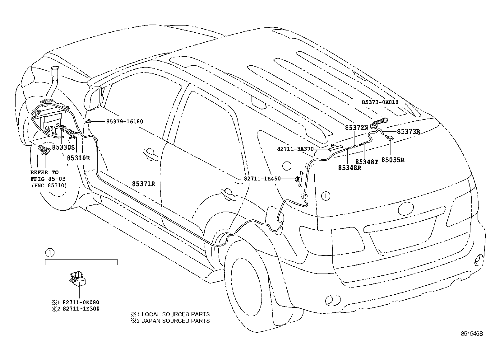  FORTUNER |  REAR WASHER