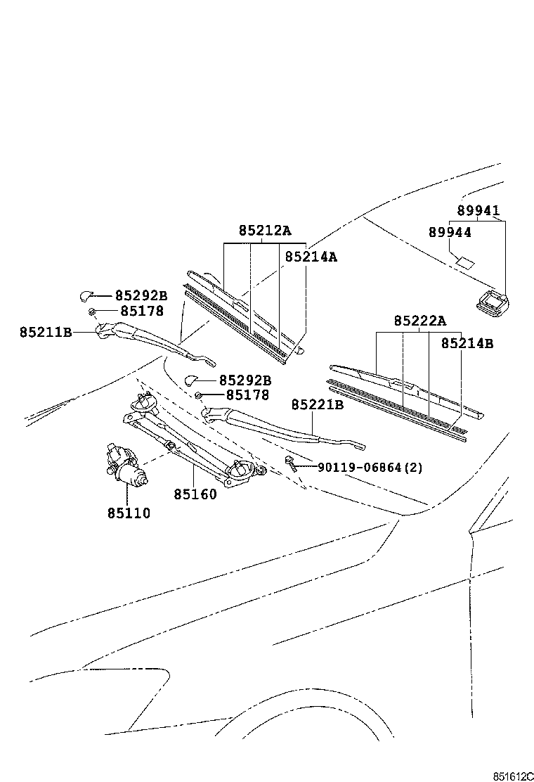  IS250 300 |  WINDSHIELD WIPER