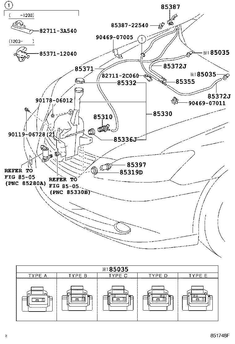  ES240 350 |  WINDSHIELD WASHER