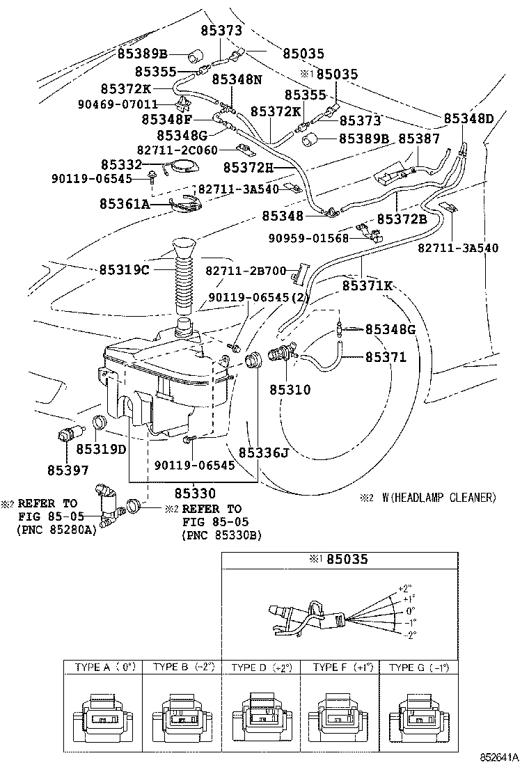  IS250 350 2 D |  WINDSHIELD WASHER