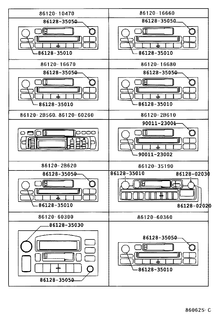  LAND CRUISER 100 |  RADIO RECEIVER AMPLIFIER CONDENSER