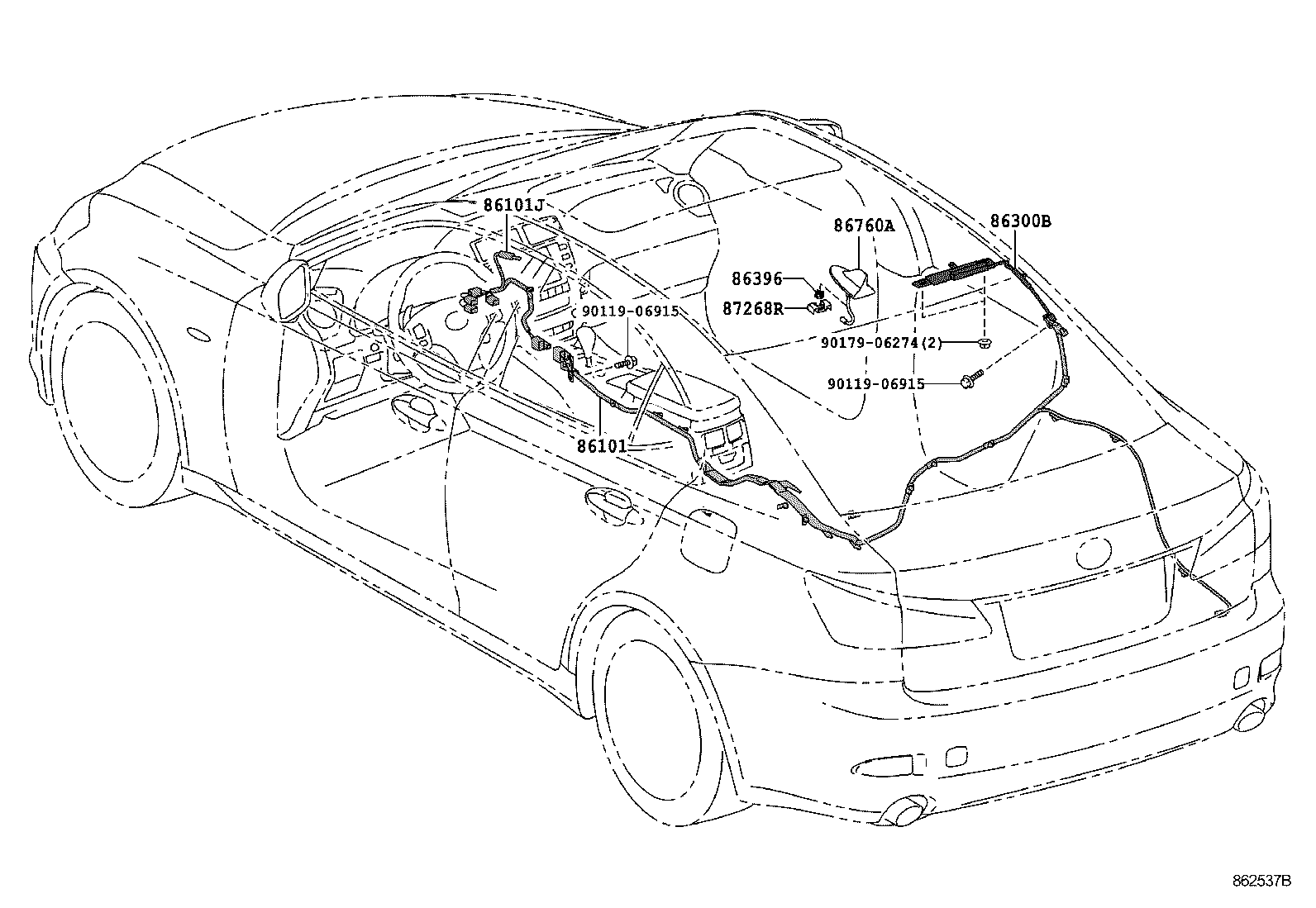  IS250 300 |  ANTENNA