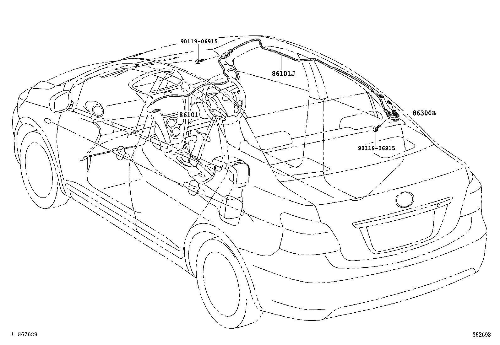  YARIS |  ANTENNA