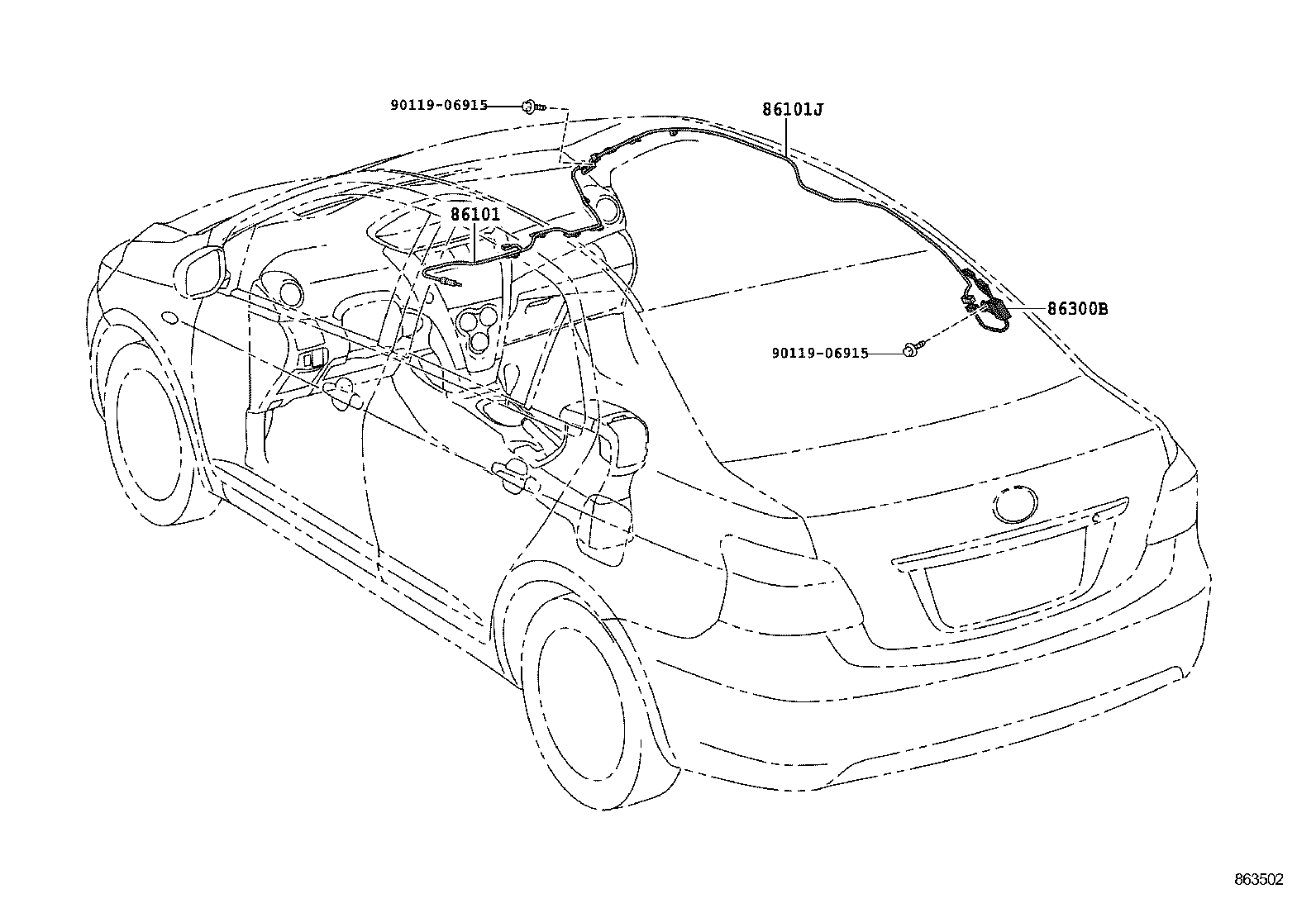  VIOS CHINA |  ANTENNA