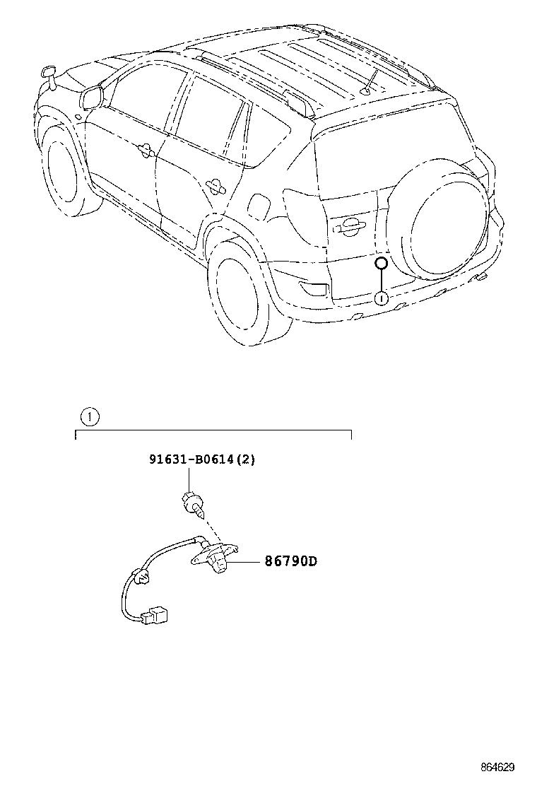  RAV4 CHINA |  REAR MONITOR DISPLAY CAMERA