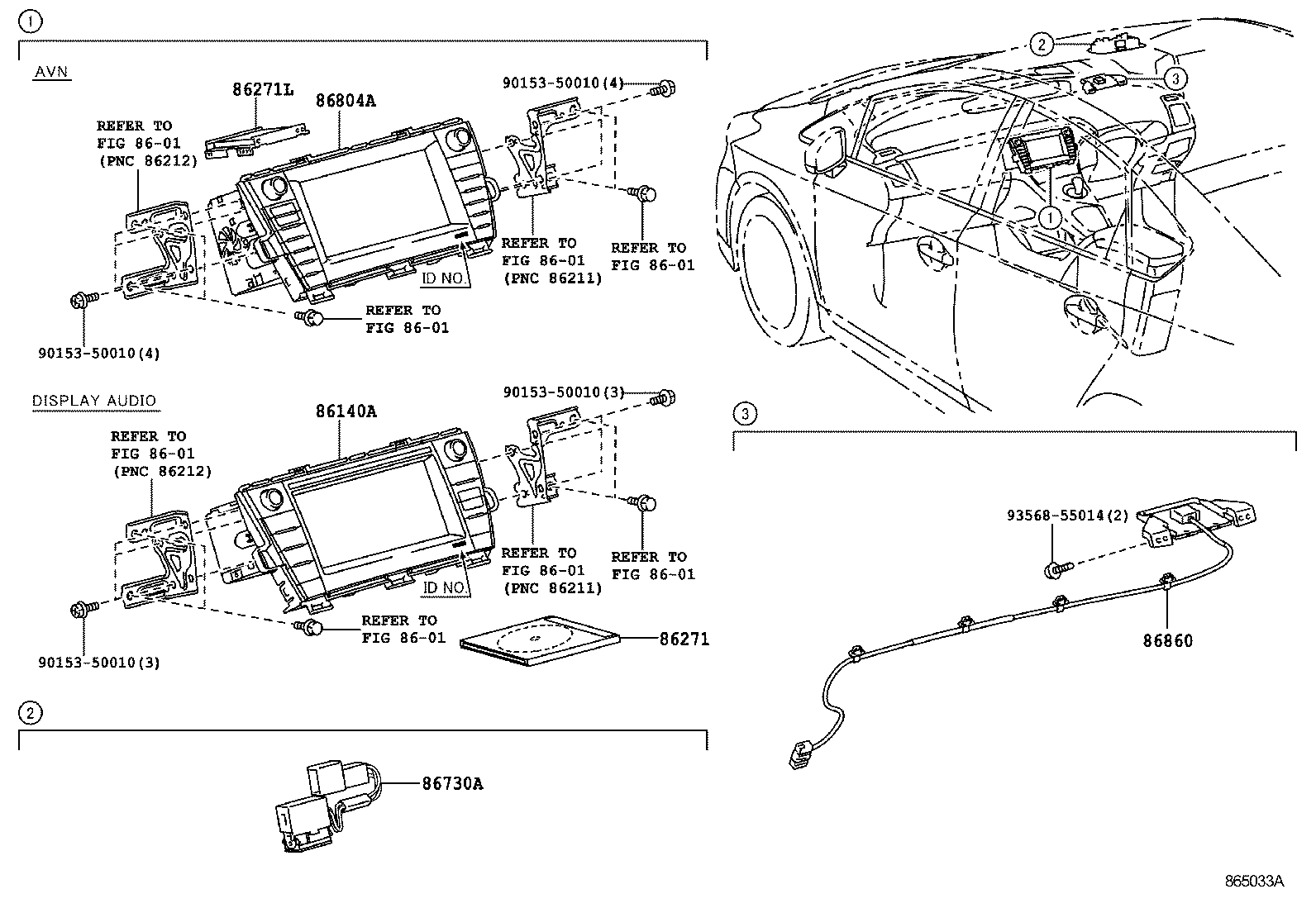  PRIUS PLUG IN HBD |  NAVIGATION FRONT MONITOR DISPLAY