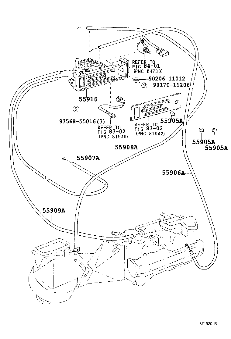  LAND CRUISER 70 |  HEATING AIR CONDITIONING CONTROL AIR DUCT