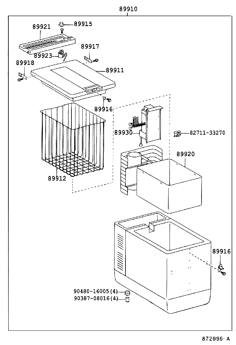  COASTER |  HEATING AIR CONDITIONING COOLER UNIT