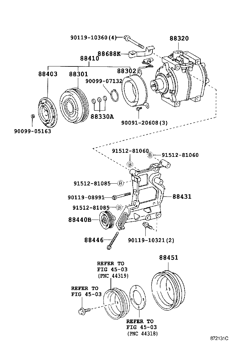  COASTER |  HEATING AIR CONDITIONING COMPRESSOR