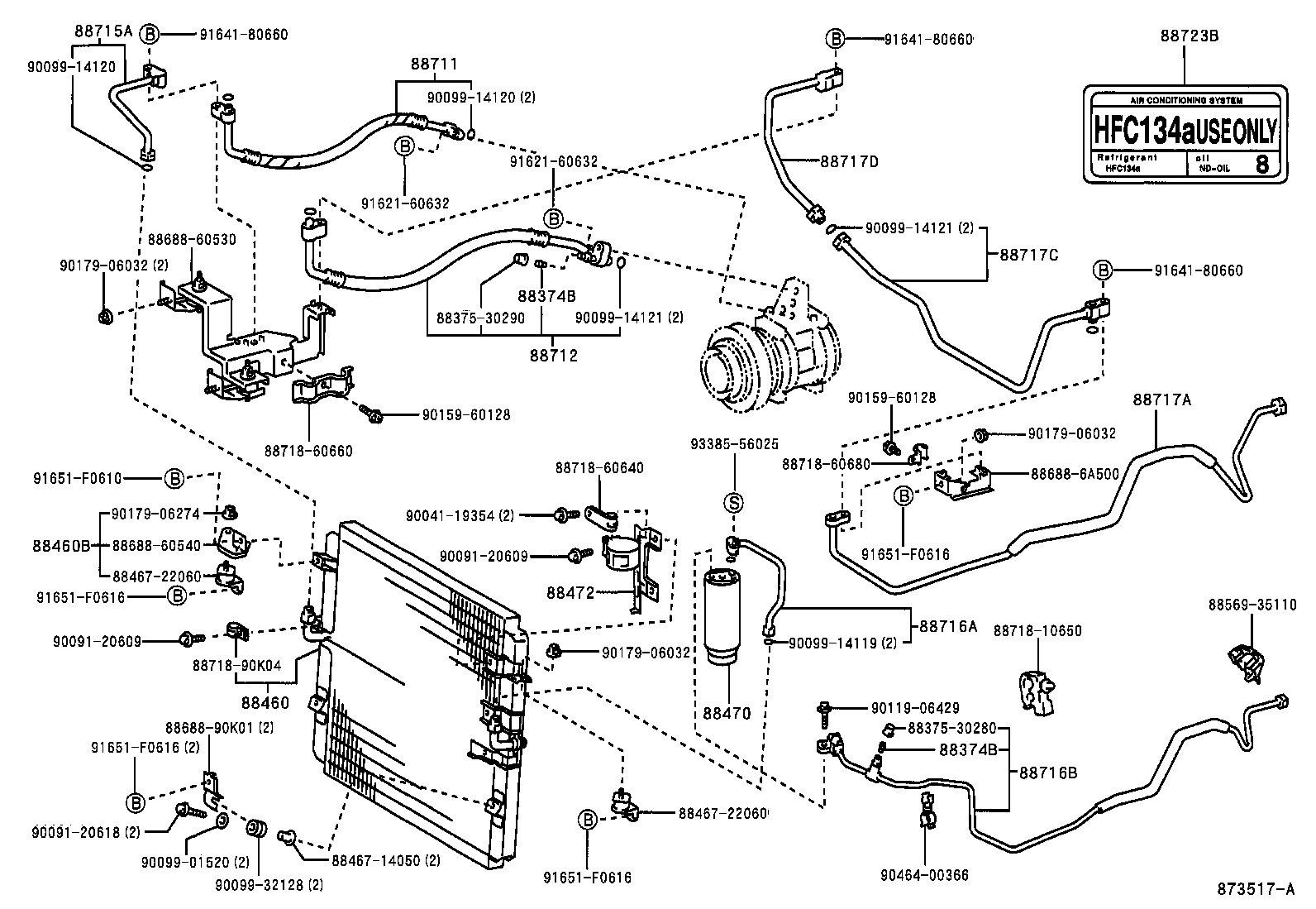  LAND CRUISER 70 |  HEATING AIR CONDITIONING COOLER PIPING