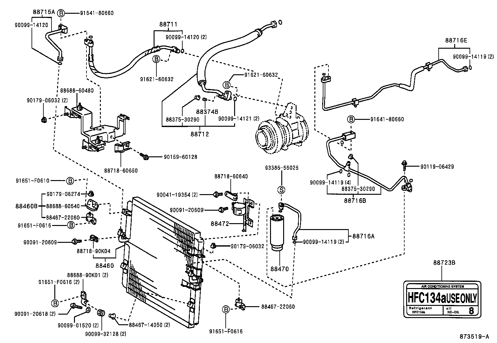  LAND CRUISER 70 |  HEATING AIR CONDITIONING COOLER PIPING