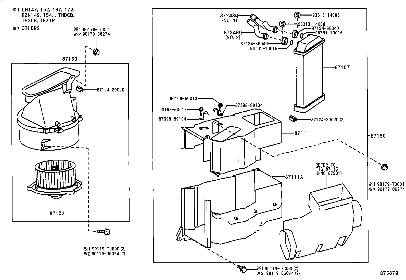  HILUX |  HEATING AIR CONDITIONING HEATER UNIT BLOWER