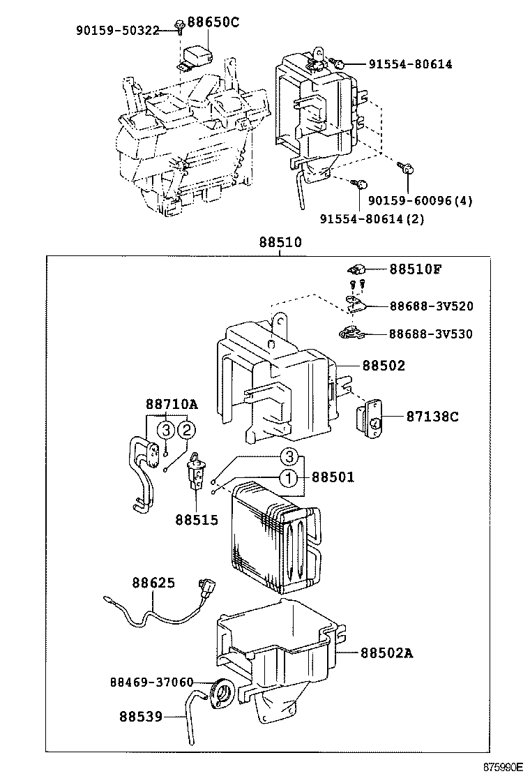  DYNA |  HEATING AIR CONDITIONING COOLER UNIT