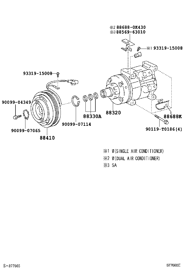 FORTUNER | HEATING AIR CONDITIONING COMPRESSOR