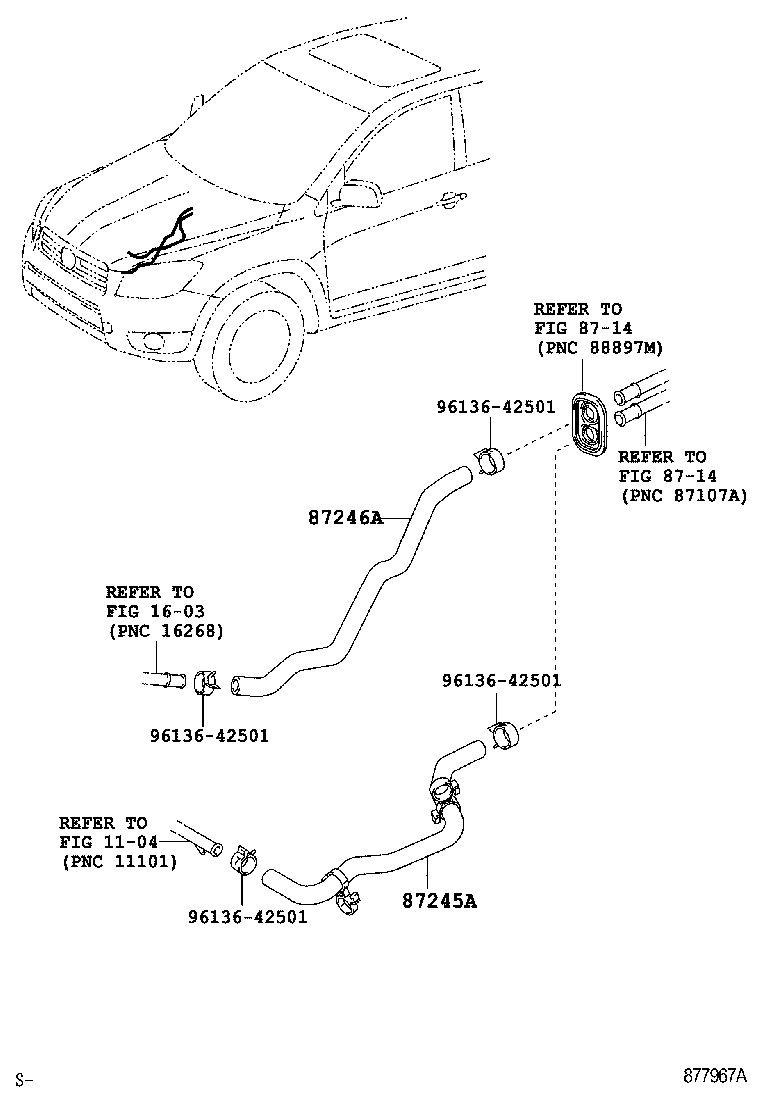RAV4 | HEATING AIR CONDITIONING WATER PIPING