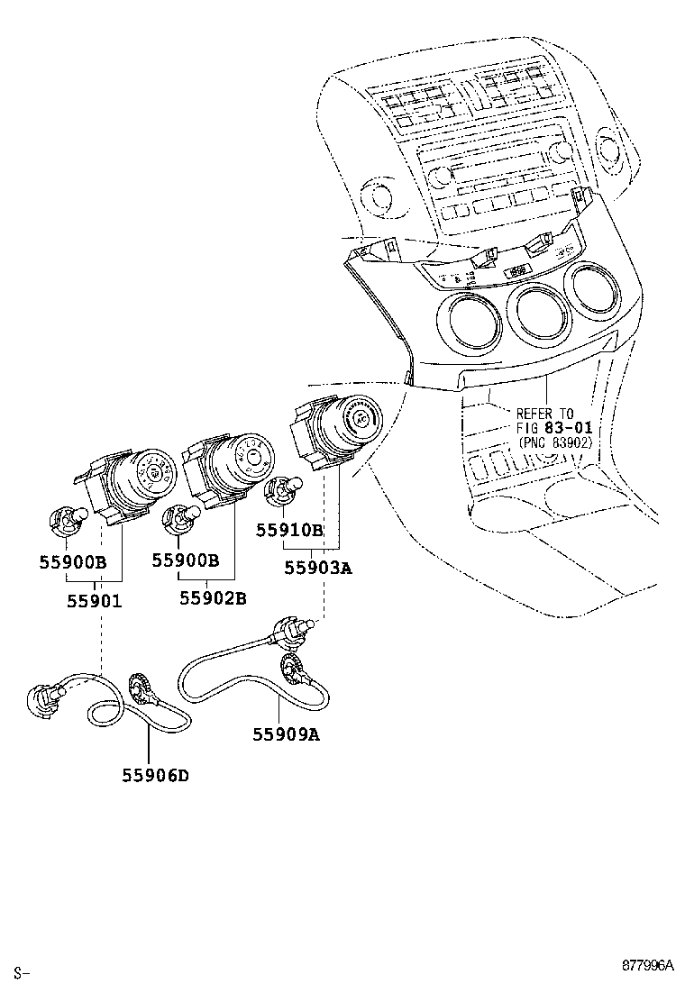  RAV4 |  HEATING AIR CONDITIONING CONTROL AIR DUCT