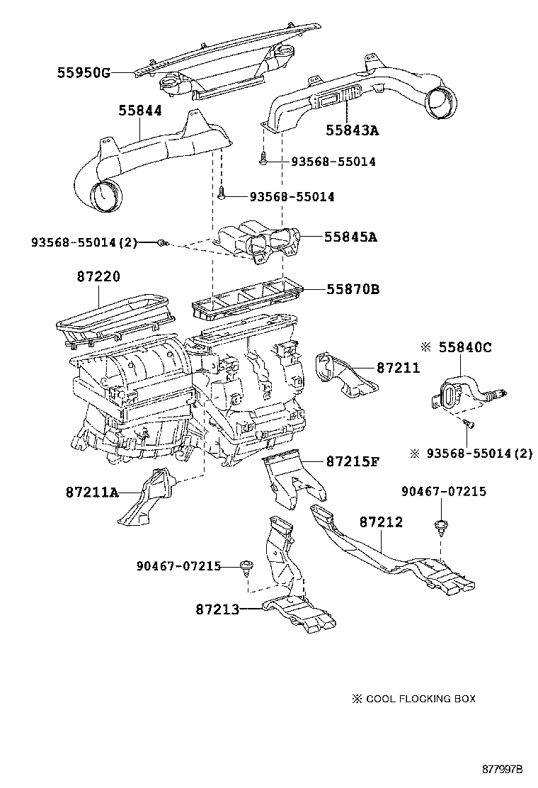  RAV4 |  HEATING AIR CONDITIONING CONTROL AIR DUCT