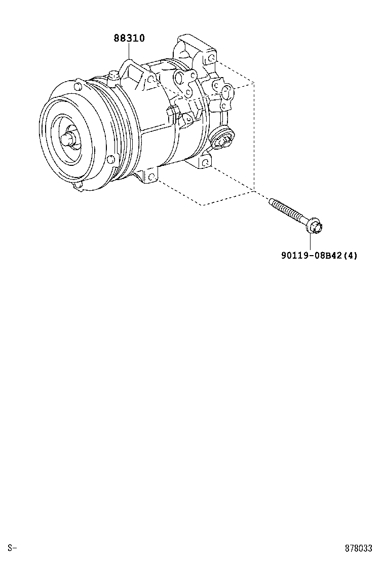  RAV4 |  HEATING AIR CONDITIONING COMPRESSOR