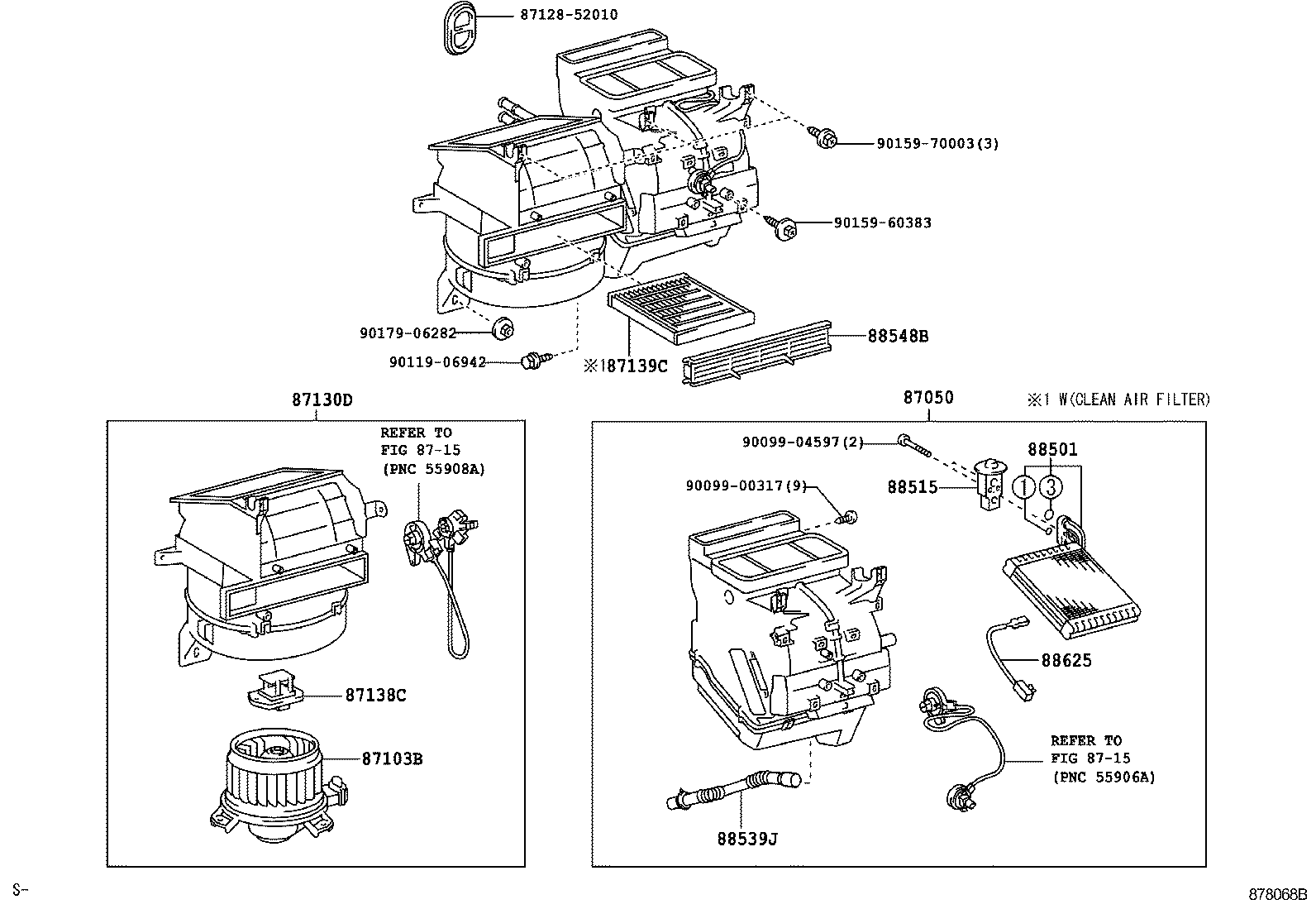  YARIS |  HEATING AIR CONDITIONING COOLER UNIT