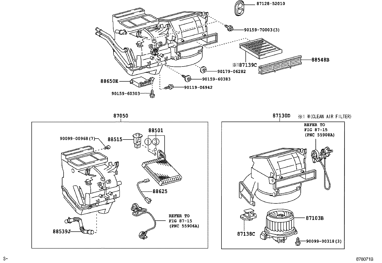  YARIS |  HEATING AIR CONDITIONING COOLER UNIT