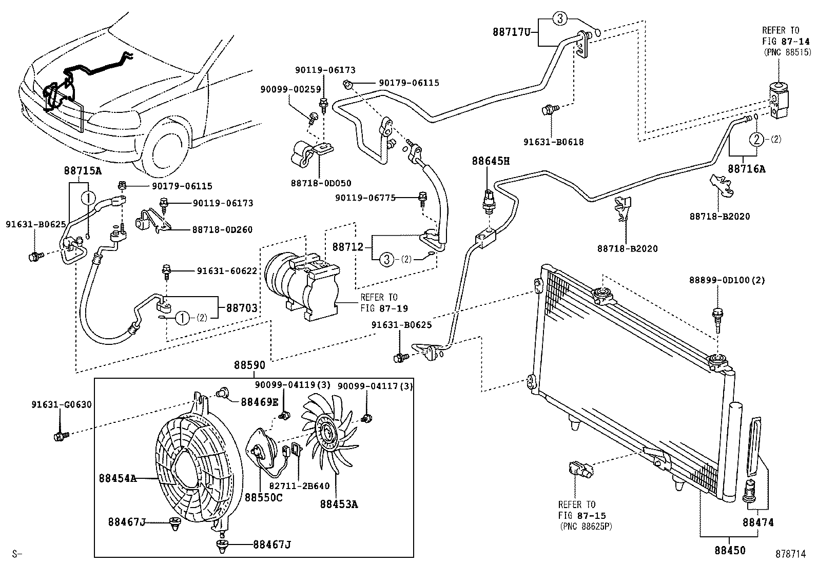  VIOS SOLUNA VIOS |  HEATING AIR CONDITIONING COOLER PIPING