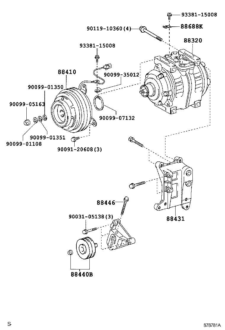  COASTER |  HEATING AIR CONDITIONING COMPRESSOR