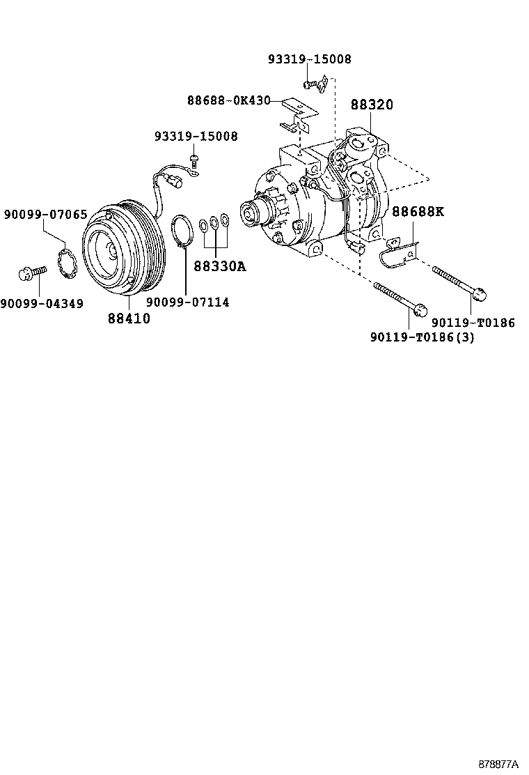  FORTUNER |  HEATING AIR CONDITIONING COMPRESSOR