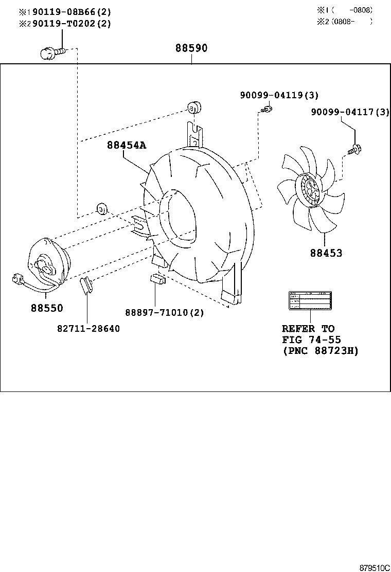  FORTUNER |  HEATING AIR CONDITIONING COOLER PIPING