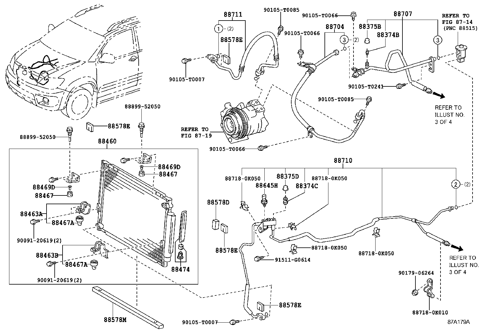  FORTUNER |  HEATING AIR CONDITIONING COOLER PIPING
