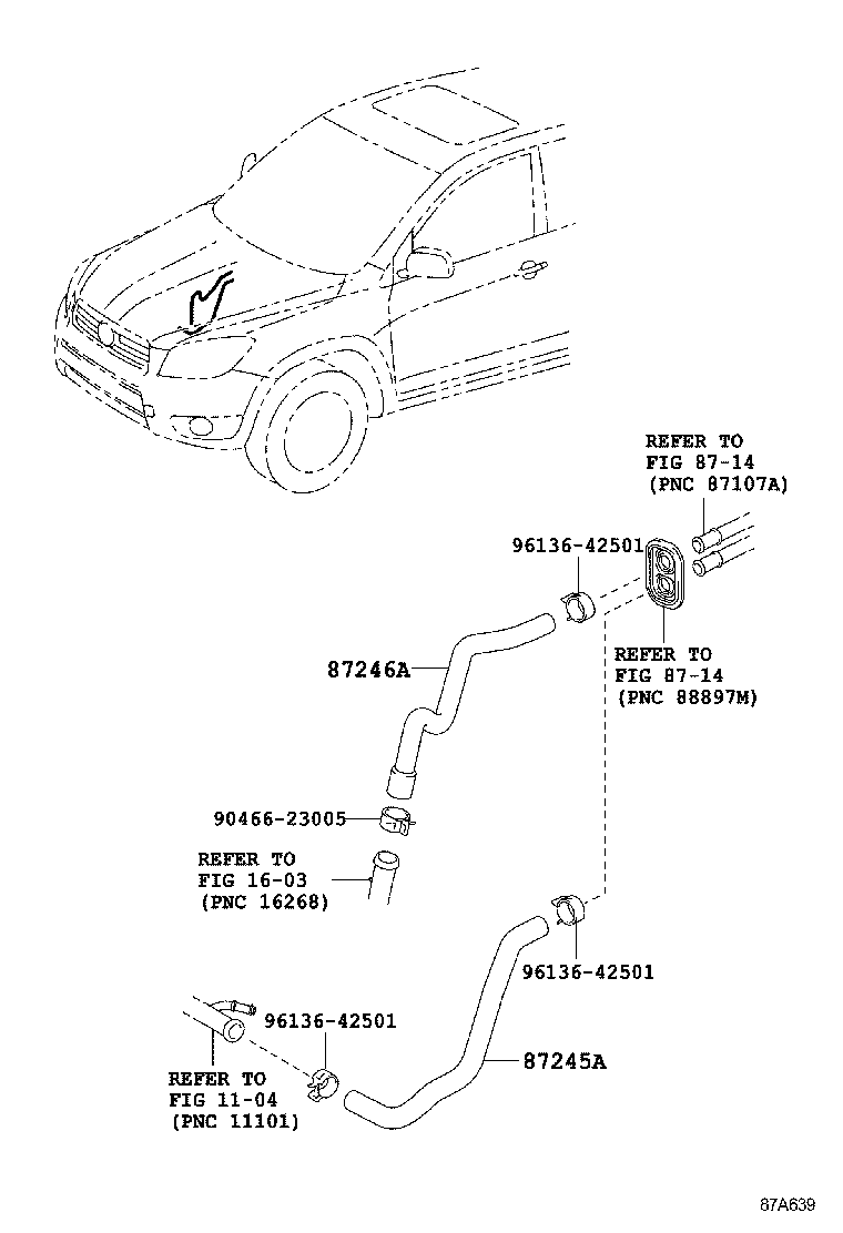  RAV4 |  HEATING AIR CONDITIONING WATER PIPING