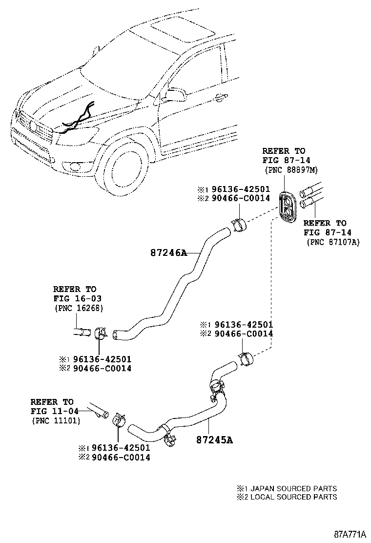  RAV4 CHINA |  HEATING AIR CONDITIONING WATER PIPING