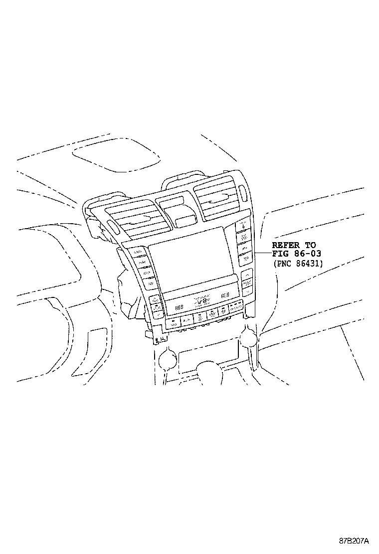  LS600H 600HL |  HEATING AIR CONDITIONING CONTROL AIR DUCT