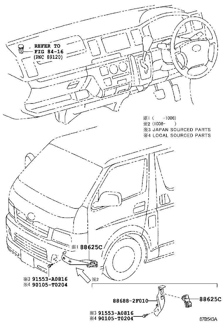  HIACE |  HEATING AIR CONDITIONING CONTROL AIR DUCT