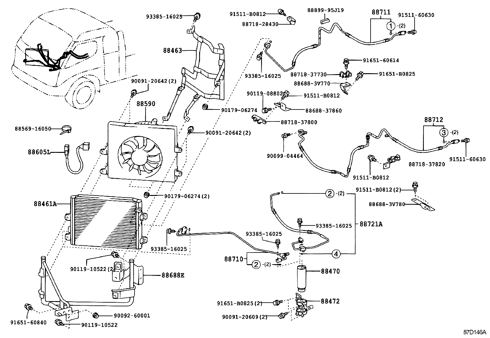  DYNA |  HEATING AIR CONDITIONING COOLER PIPING