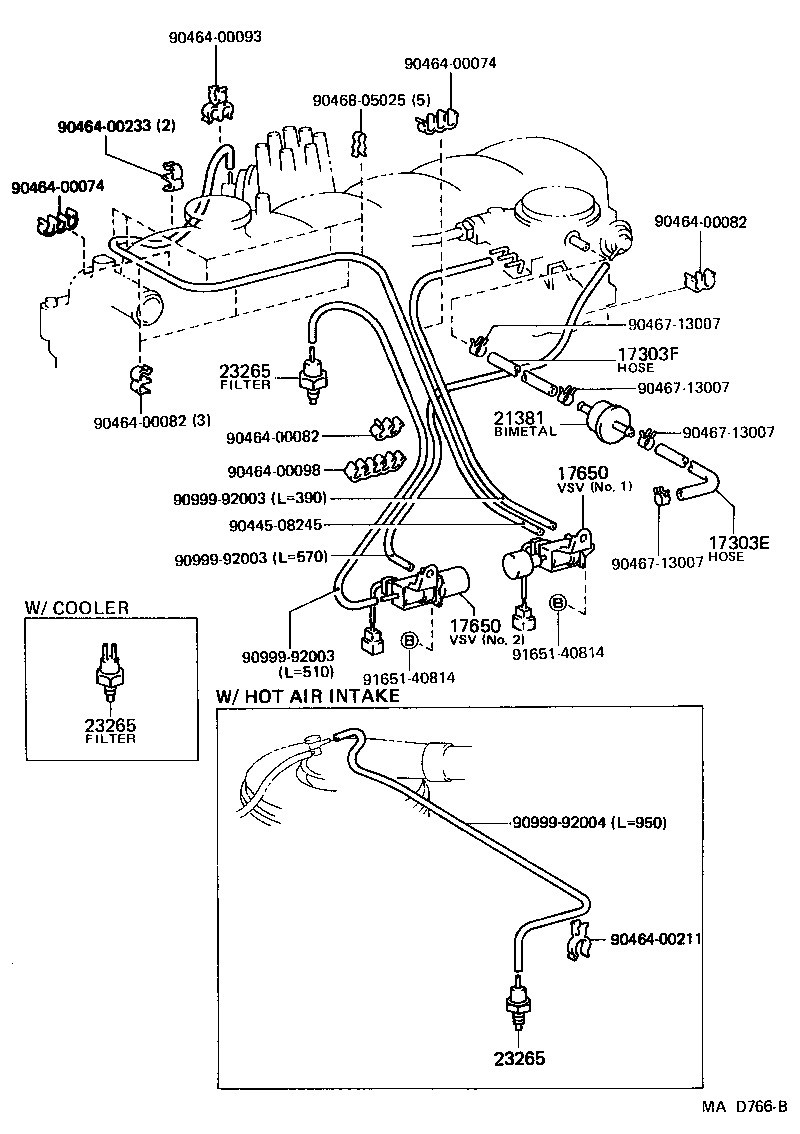  LAND CRUISER 70 |  VACUUM PIPING