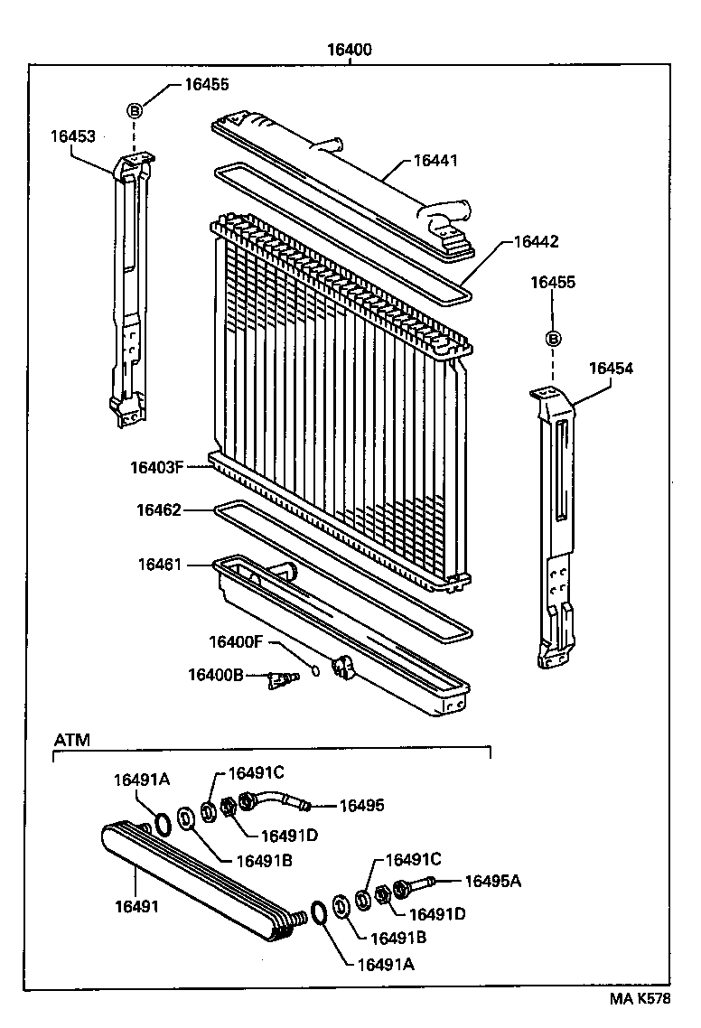  COASTER |  RADIATOR WATER OUTLET