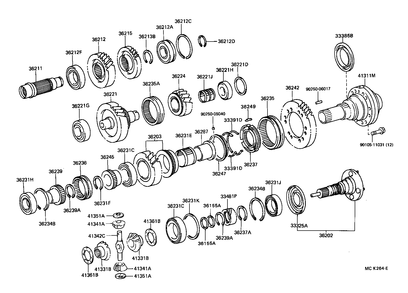  LAND CRUISER 80 |  TRANSFER GEAR