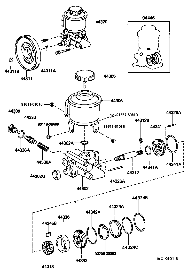  LAND CRUISER 70 |  VANE PUMP RESERVOIR POWER STEERING