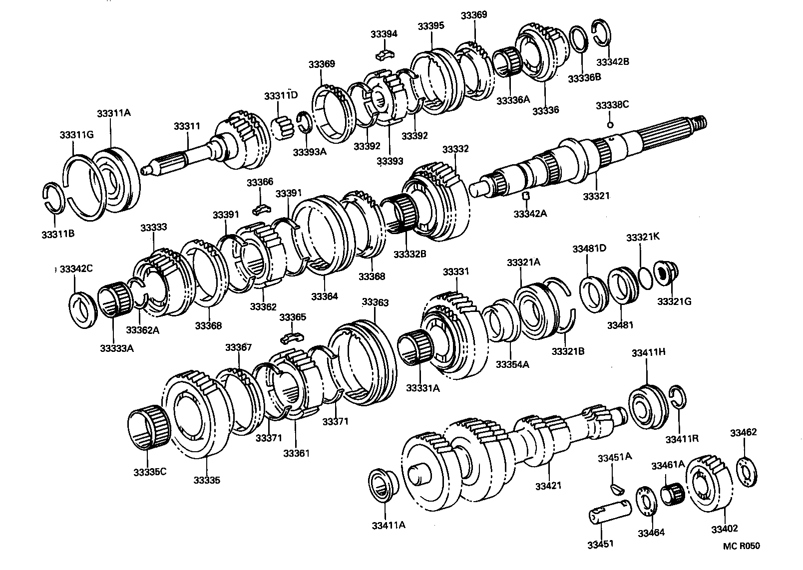  COASTER |  TRANSMISSION GEAR MTM