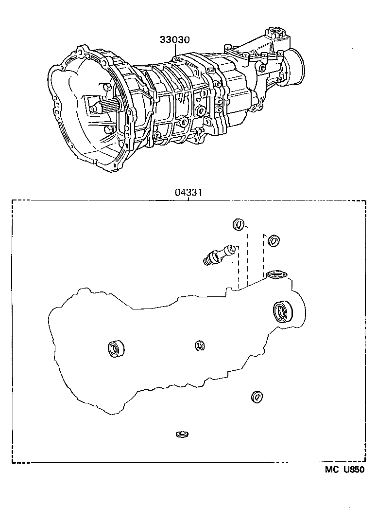  CROWN COMFORT |  TRANSAXLE OR TRANSMISSION ASSY GASKET KIT MTM