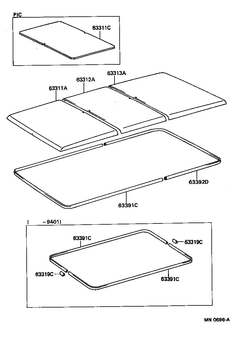  LAND CRUISER 70 |  ROOF HEADLINING SILENCER PAD