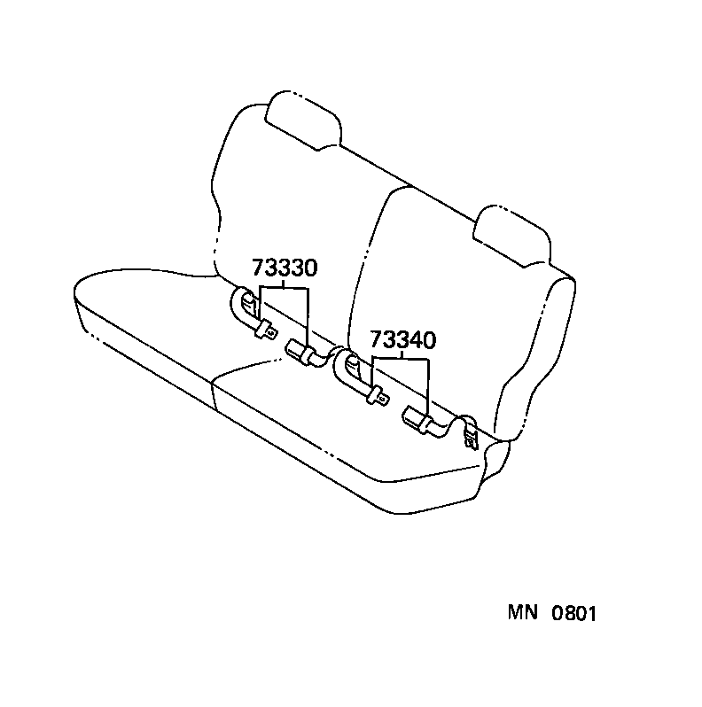  LAND CRUISER 80 |  SEAT BELT