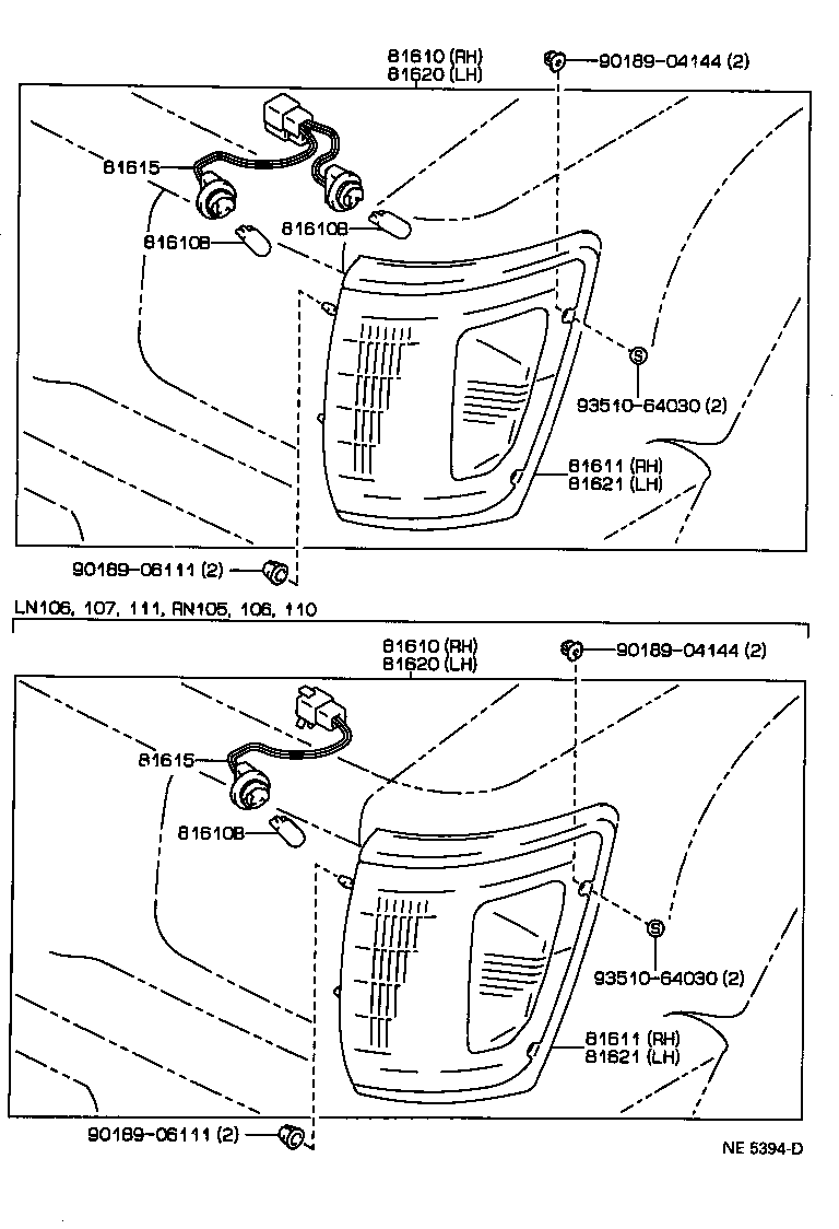  HILUX 4RUNNER |  FRONT CLEARANCE LAMP