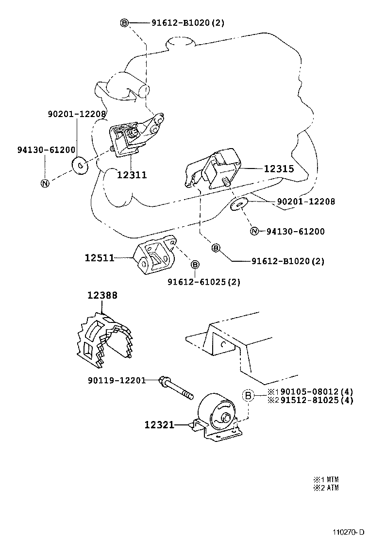  TOWNACE LITEACE |  MOUNTING