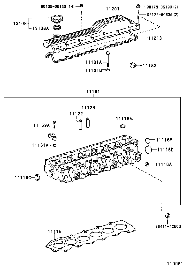  LAND CRUISER 100 105 |  CYLINDER HEAD
