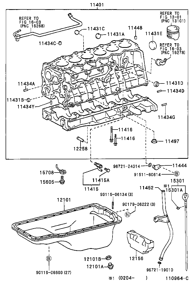  LAND CRUISER 100 105 |  CYLINDER BLOCK