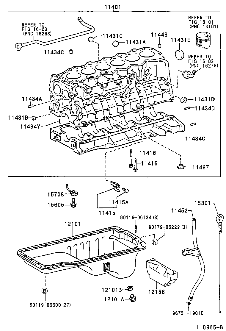  LAND CRUISER 100 105 |  CYLINDER BLOCK