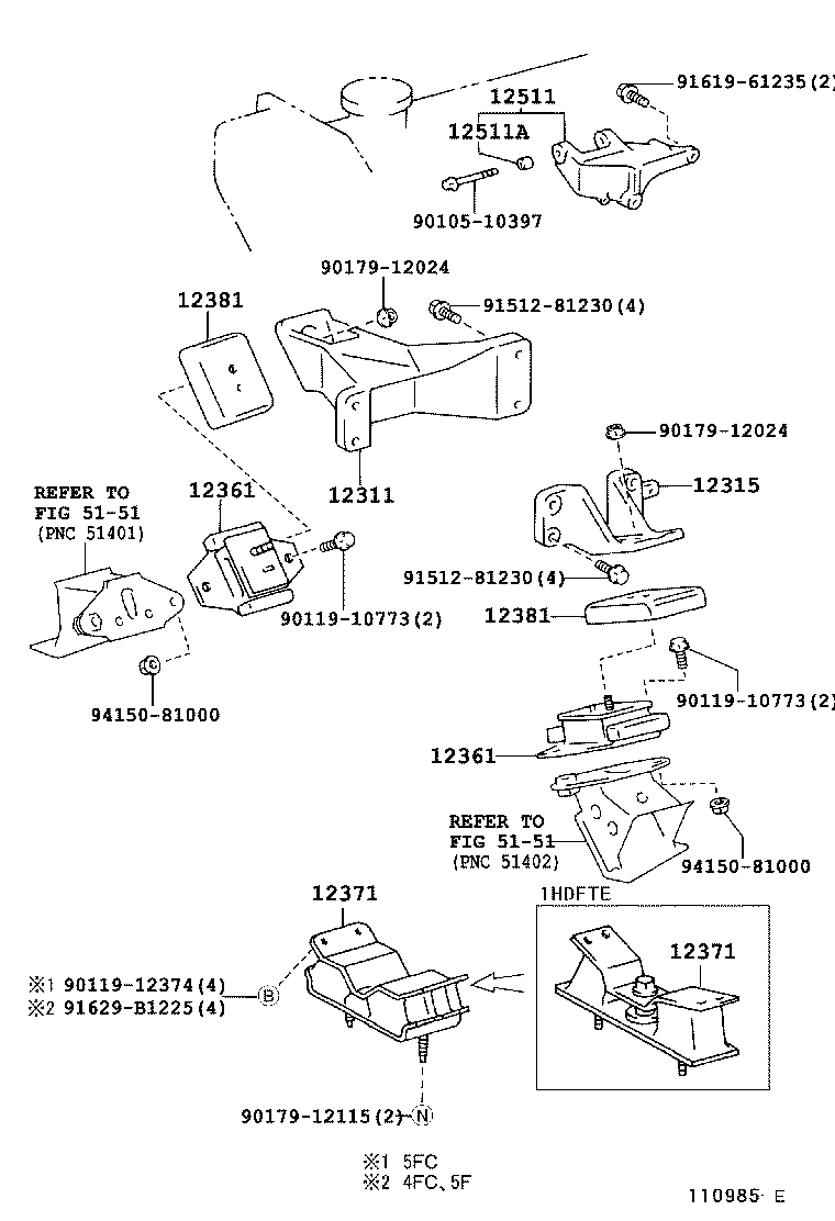  LAND CRUISER 100 105 |  MOUNTING