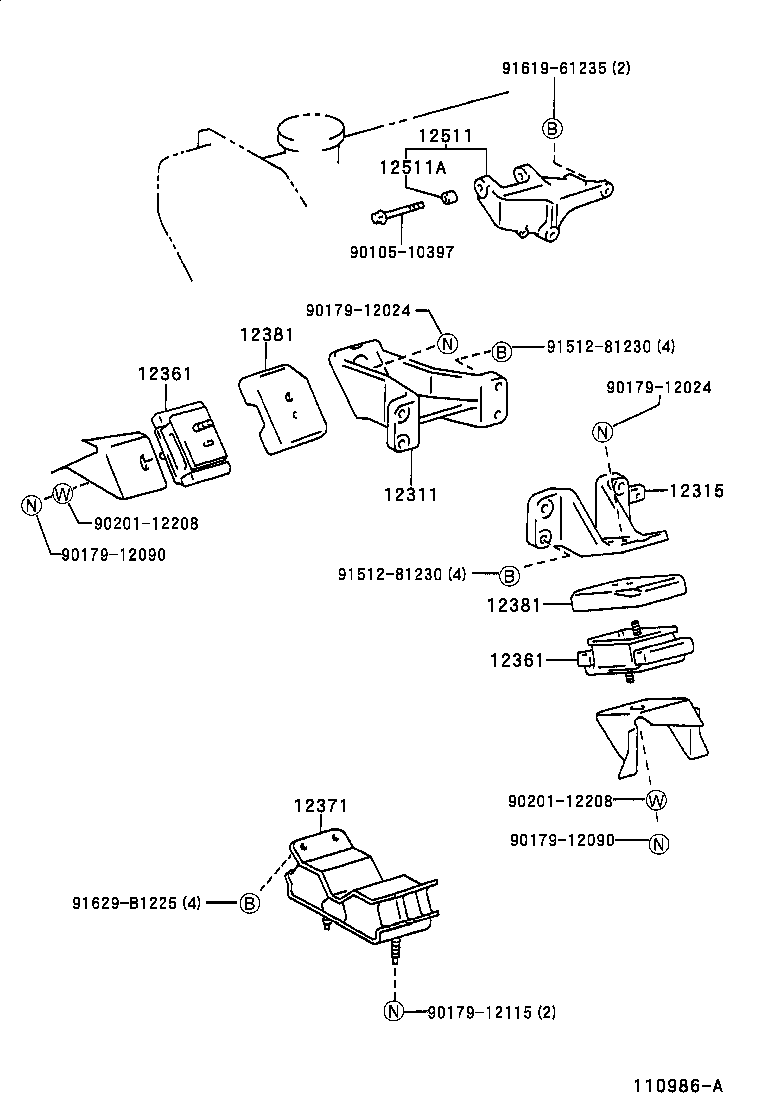  LAND CRUISER 100 105 |  MOUNTING