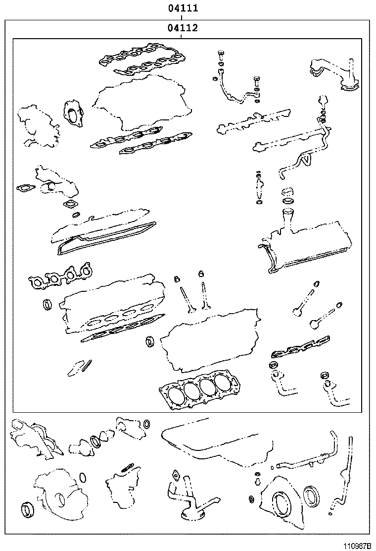  LX470 |  ENGINE OVERHAUL GASKET KIT